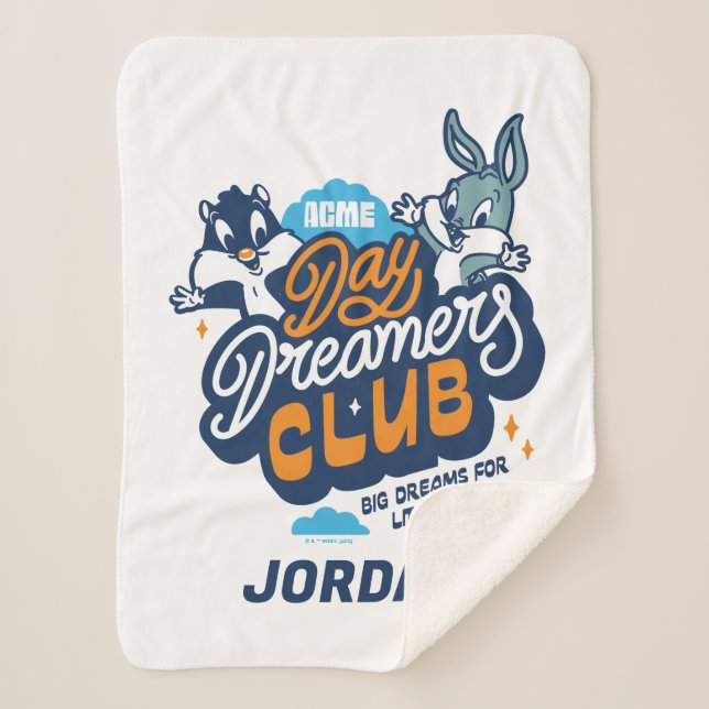 Baby SYLVESTER™ & BUGS BUNNY™ Day Dreamers Club Sherpa Blanket (Front)