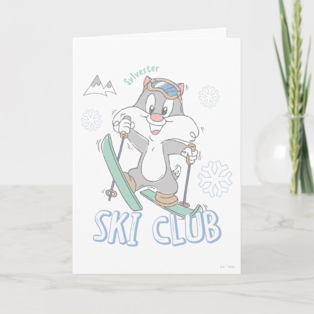 Baby SYLVESTER™ Ski Club Card (Front)
