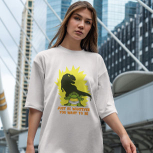 Baby T Rex Shadow Motivational T-Shirt