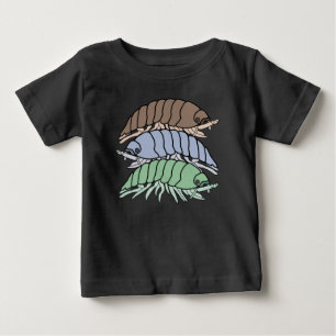 Baby T-Shirt - 3 Pill Bugs (vivid)