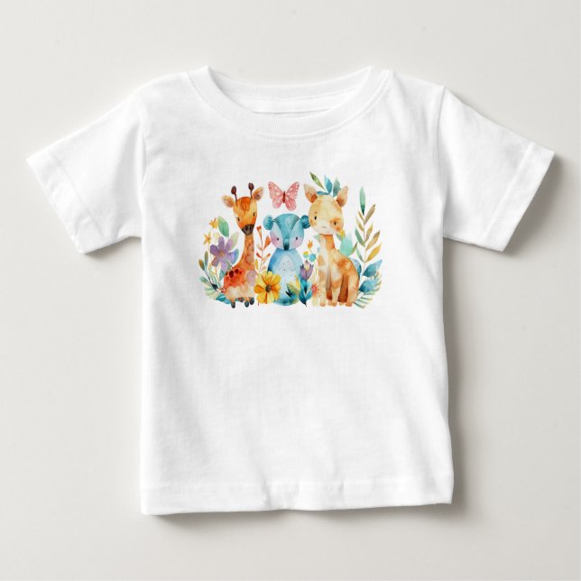 Baby T Shirt Animals (Front)