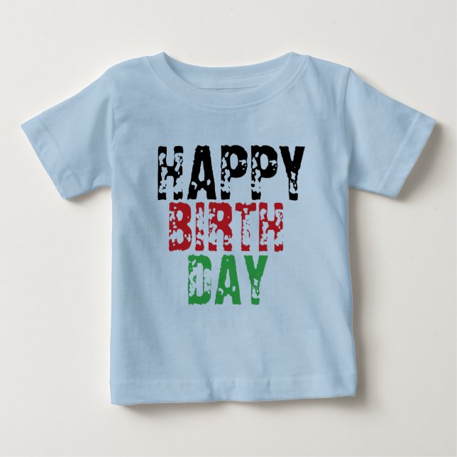 Baby T-shirt Birthday gift t-shirt Cotton  (Front)