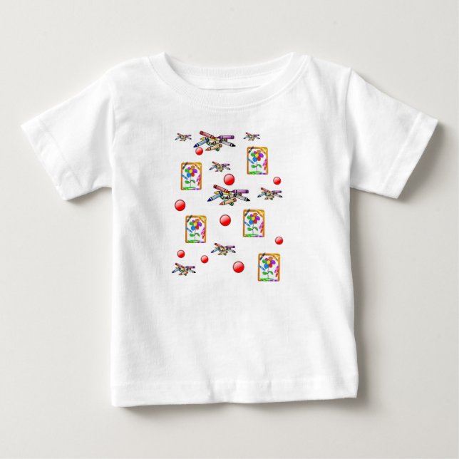 Baby T-Shirt Crayon (Front)