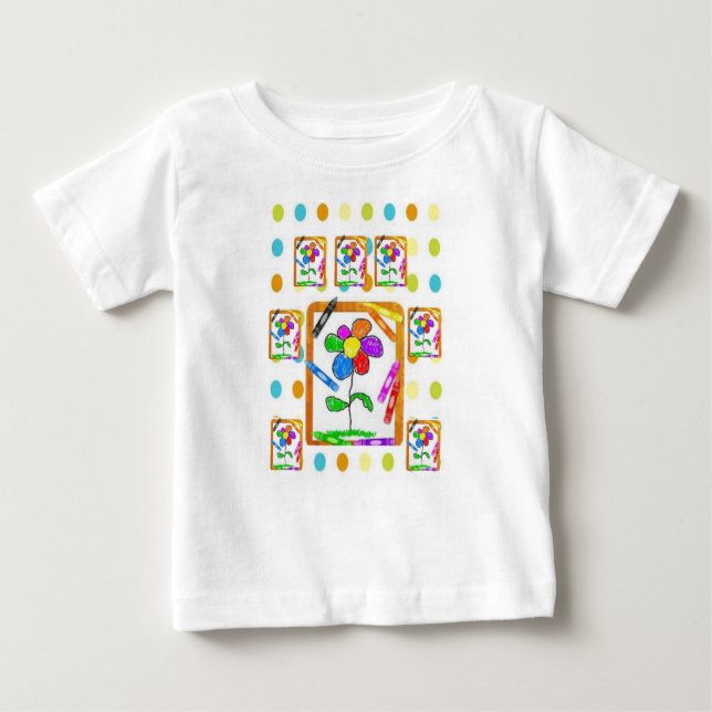 Baby T-Shirt Crayon (Front)