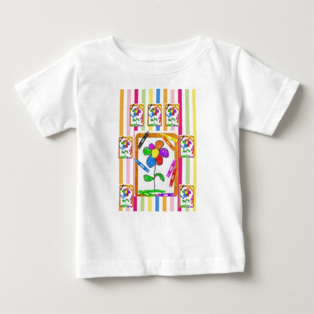 Baby T-Shirt Crayon (Front)