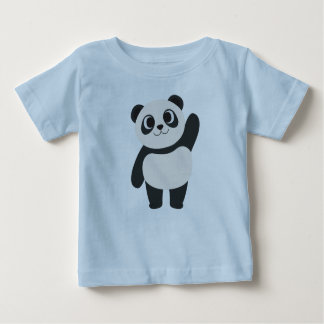 Baby t-shirt design with cute panda image