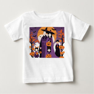 baby t-shirt family halloween theme
