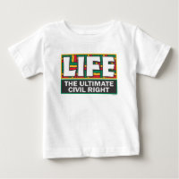 Baby t-shirt or one-piece.