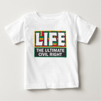 Baby t-shirt or one-piece.