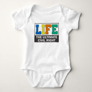 Baby t-shirt or one-piece. baby bodysuit