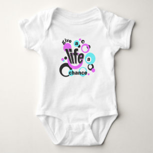 Baby t-shirt or one-piece. baby bodysuit
