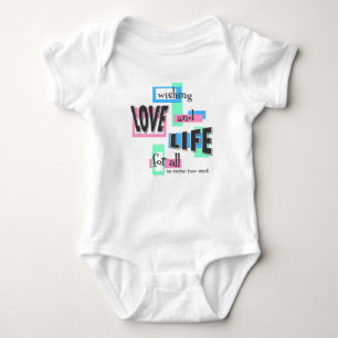 Baby t-shirt or one-piece. baby bodysuit