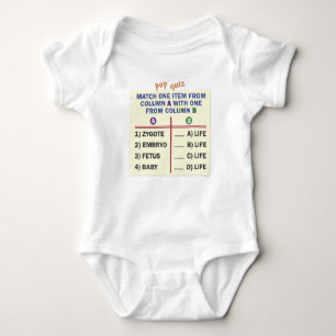 Baby t-shirt or one-piece. bodysuit