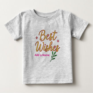 Baby T-Shirt – Personalised with Name