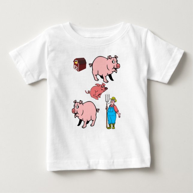 Baby T-Shirt Pig (Front)
