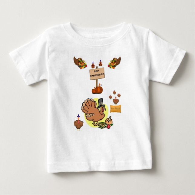 Baby T-Shirt Thanksgiving (Front)