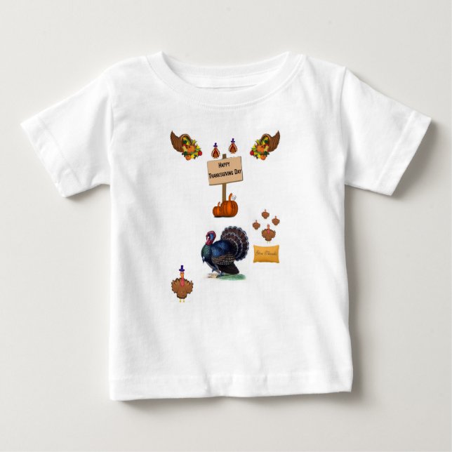 Baby T-Shirt Thanksgiving (Front)