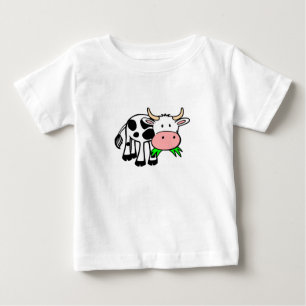 Baby T-shirt white "cow motive"