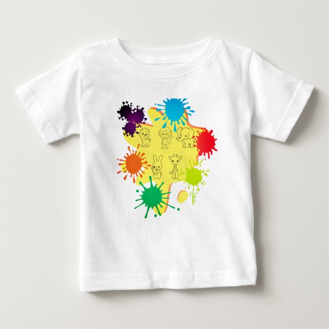 Baby T-Shirt with Drawing (Front)
