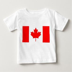 Baby T-Shirt with Flag of Canada