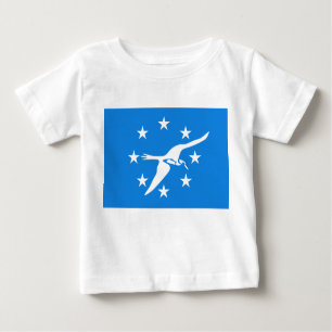 Baby T-Shirt with Flag of Corpus Christi, U.S.A.