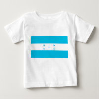 Baby T-Shirt with Flag of Honduras