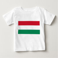 Baby T-Shirt with Flag of Hungary