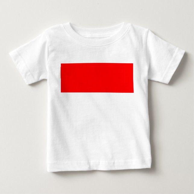 Baby T-Shirt with Flag of Indonesia (Front)