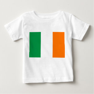 Baby T-Shirt with Flag of Ireland