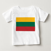 Baby T-Shirt with Flag of Lithuania