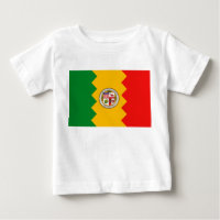 Baby T-Shirt with Flag of Los Angeles,U.S.A.