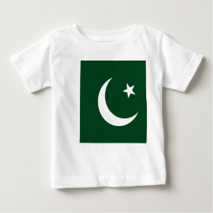 Baby T-Shirt with Flag of Pakistan