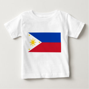 Baby T-Shirt with Flag of Philippines