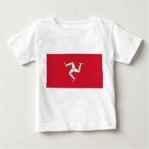 Baby T-Shirt with Isle of Man Flag, United Kingdom
