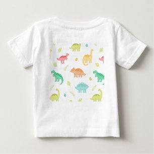 Baby t-shirts with dinosaur themes
