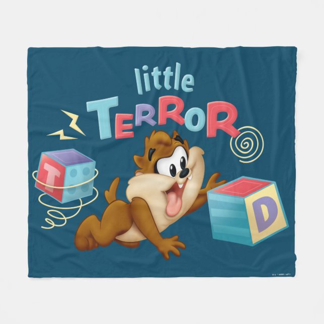 Baby TAZ™ | Little Terror Fleece Blanket (Front (Horizontal))