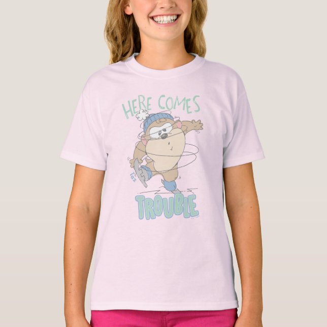Baby TAZ™ Winter Ice Skating T-Shirt (Front)
