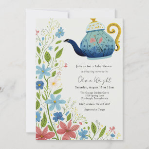 Baby Tea Party Shower  Invitation