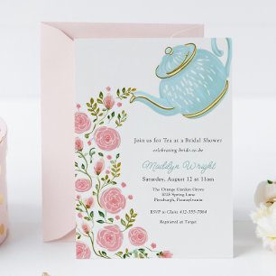 Baby Tea Party Shower  Invitation