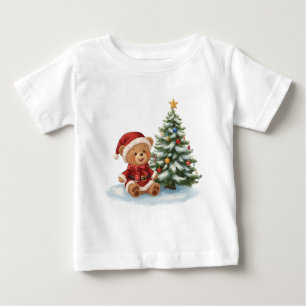 Baby Teddy Bear Christmas T-Shirt