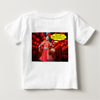baby tee.  Happy Chinese New Year.  panda/man Baby T-Shirt