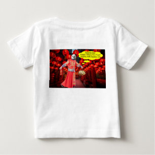 baby tee. Happy Chinese New Year. panda/man T-Shirt