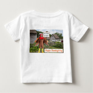 baby tee.  Happy Thanksgiving.  cheetah turkey T-Shirt
