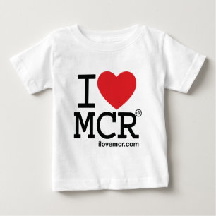 Baby tee - I Love Manchester MCR