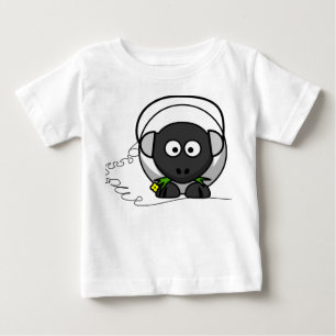 Baby Tee with Sheep Print