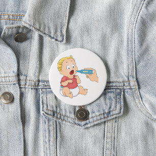 Baby Temperature Check Paediatrics Health  7.5 Cm Round Badge