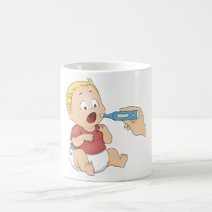 Baby Temperature Check Paediatrics Health  Coffee Mug