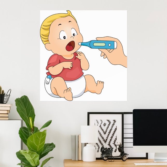 Baby Temperature Check Paediatrics Health  Poster (Creator Uploaded)