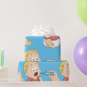 Baby Temperature Check Paediatrics Health  Wrapping Paper