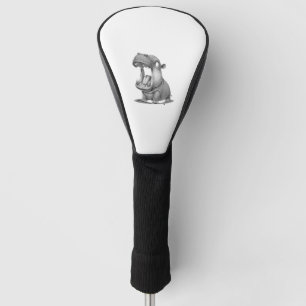 Baby Thailand Hippo Cute Moo Deng T-Shirt Golf Head Cover